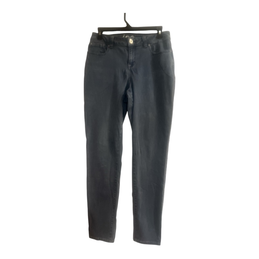 INC denim skinny leg curvy fit jeans. Medium blue color.  Size 6